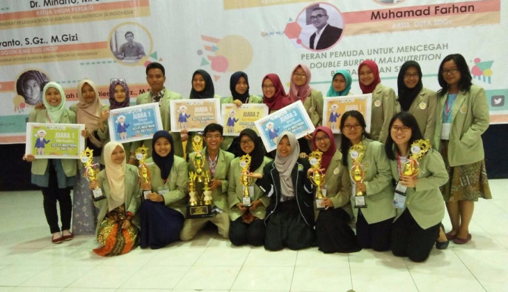 UGM Sabet Gelar Juara Umum di Kompetisi Gizi Nasional