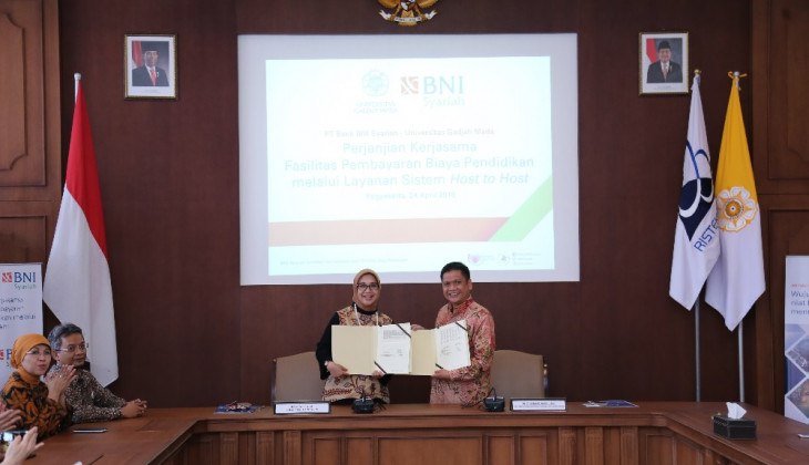UGM dan BNI Syariah Kerja Sama Pembayaran Host to Host