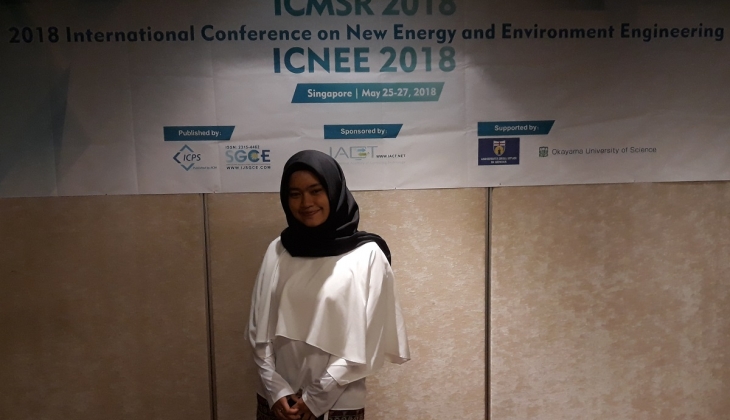 Mahasiswa UGM Ikuti International Conference on New Energy and Environment Engineering