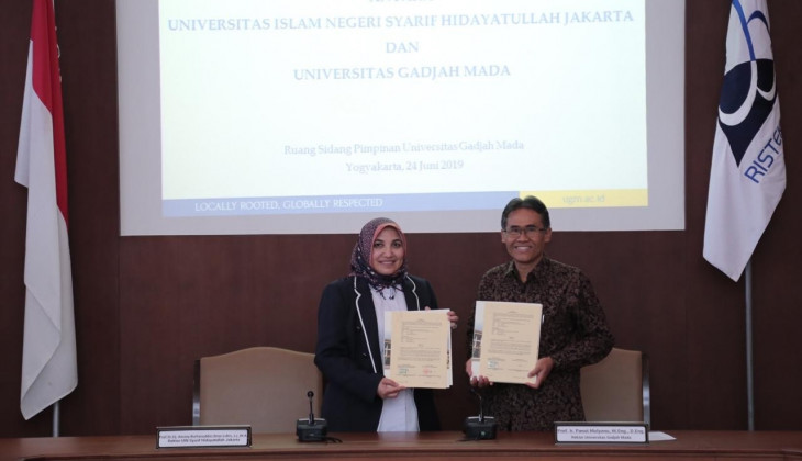  UGM Tandatangani Kerja Sama dengan UIN Syarif Hidayatullah