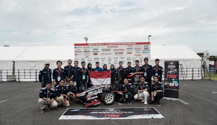 Mobil Listrik Arjuna UGM Peroleh Penghargaan Formula SAE 2019 di Jepang