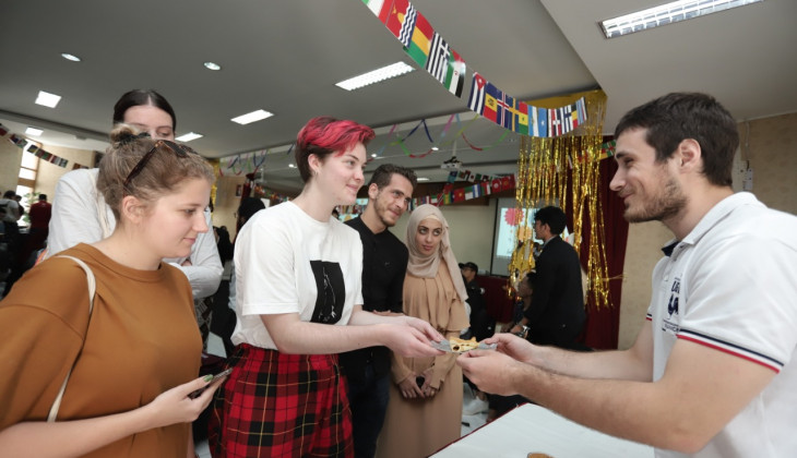 International Students Held A Gathering Event