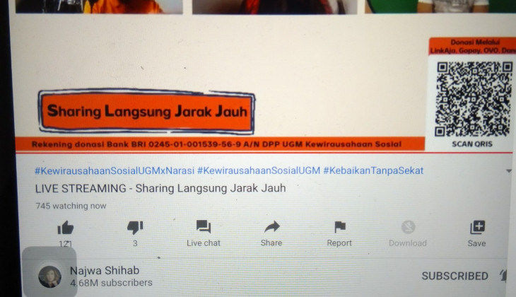UGM dan Narasi Gelar Talkshow Virtual Peringati Hardiknas