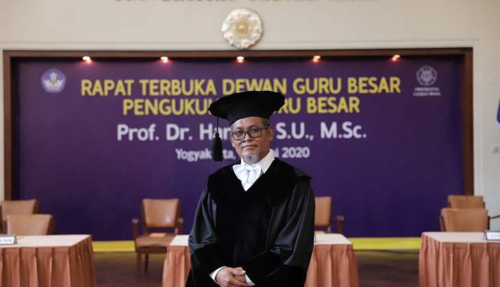 Prof Harsojo Dikukuhkan Sebagai Guru Besar FMIPA UGM