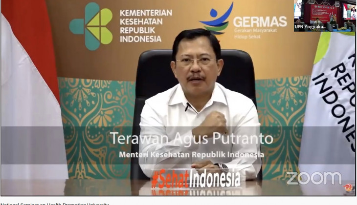 Menkes Terawan Sebut Kampus Sehat Berperan Cegah Penyebaran Covid-19