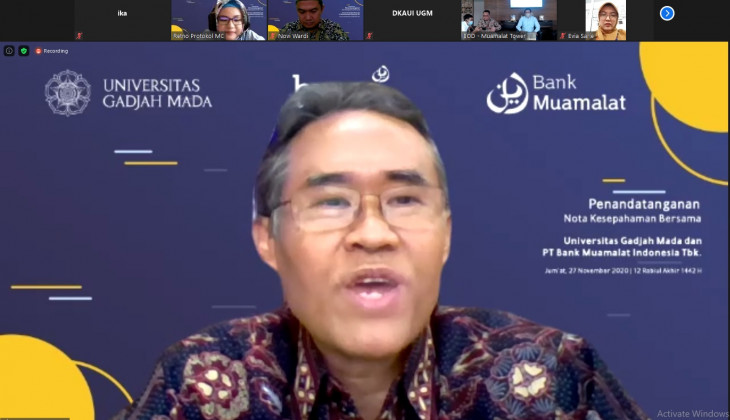 A Partnership between UGM and PT. Bank Muamalat Indonesia