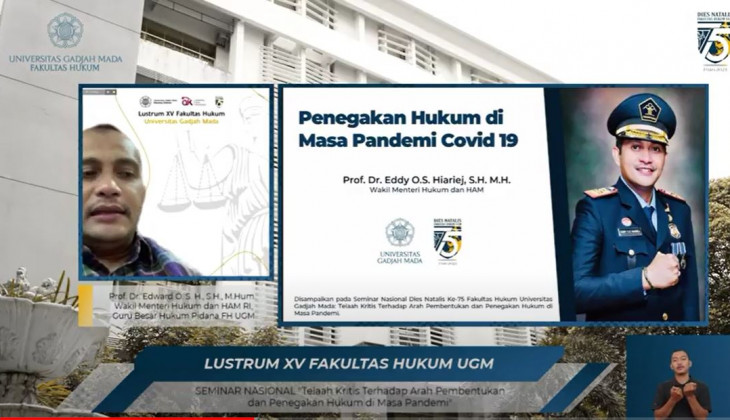 Wamenkumham: Pelaku Kejahatan Korupsi di Masa Pandemi Layak Dihukum Berat