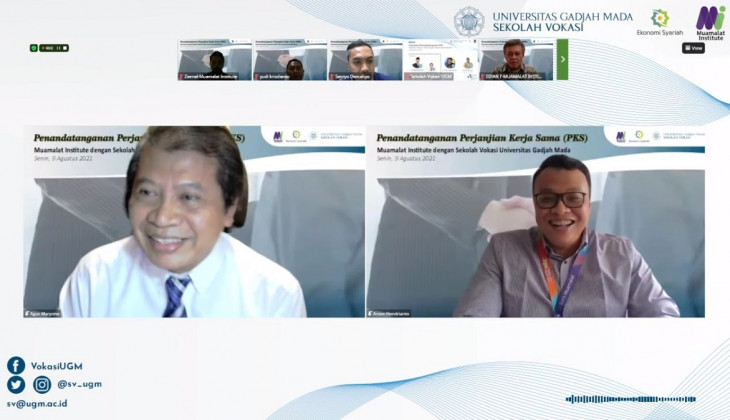 SV UGM Tandatangani PKS dengan Muamalat Institute