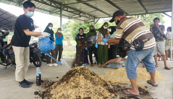   Mahasiswa UGM Berdayakan Masyarakat Melalui Pengelolaan Sampah Organik