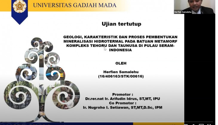 Raih Doktor Usai Teliti Emas Dalam Batuan Metamorf