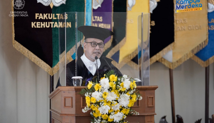 UGM Inaugurates New Professor of Forest Products Technology