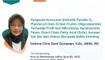 Pemberian Sinbiotik Dapat Tingkatkan Status Gizi Anak Stunting