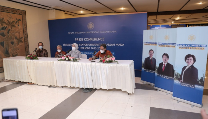 Tiga Calon Rektor UGM Periode 2022-2027 Terseleksi