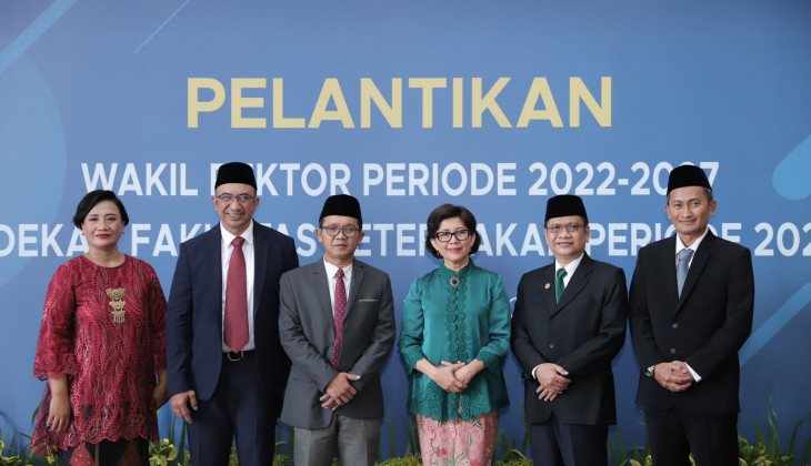 Rektor UGM Lantik Lima Wakil Rektor Baru
