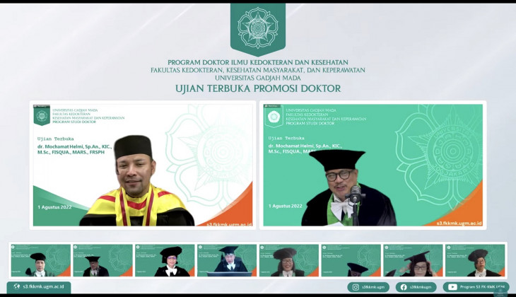 Raih Doktor Usai Teliti Situasi Kerja Tim Medis ICU dalam Mengadapi Lonjakan Pasien Kritis Covid-19