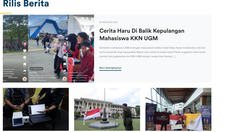 UGM Unggul di Pemeringkatan Media Sosial dan Website Versi RevoU