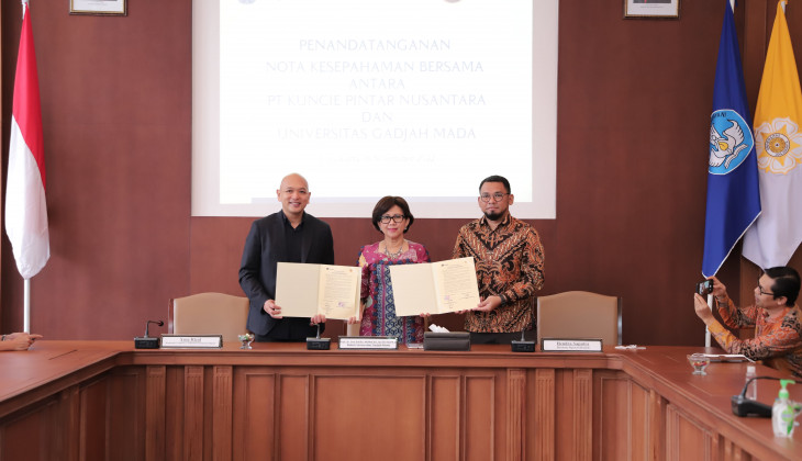 UGM Jalin Kerja Sama Konten Edukasi dengan PT Kuncie Pintar Nusantara