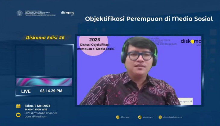 Ahli Komunikasi UGM Soroti Objektifikasi Perempuan di Media Sosial dalam Diskoma #6