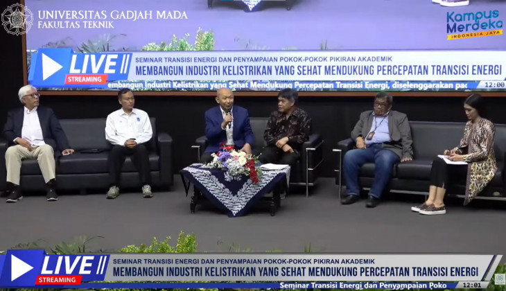 Seminar Fakultas Teknik UGM Ulas Isu Transisi Energi dan Industri Kelistrikan