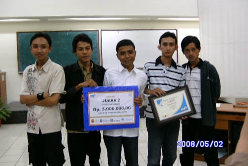 Tim Meridian UGM Keluar Sebagai Juara II GISIC 2008