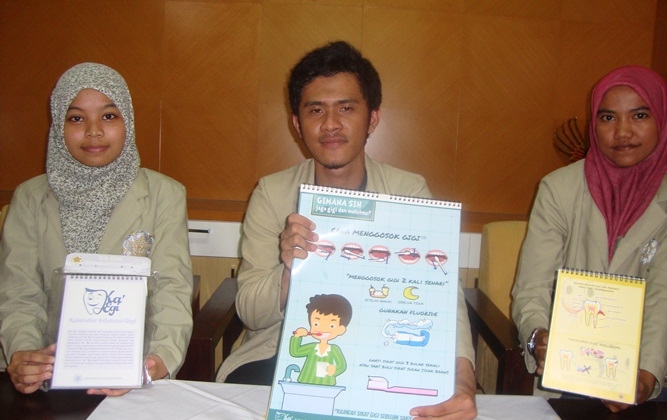 Mahasiswa UGM Kembangkan Kalender Edukasi Gigi