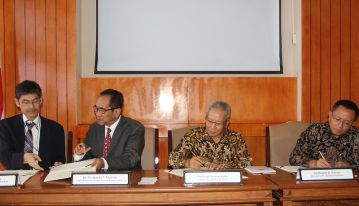 UGM dan Komatsu Perkuat Kerja Sama