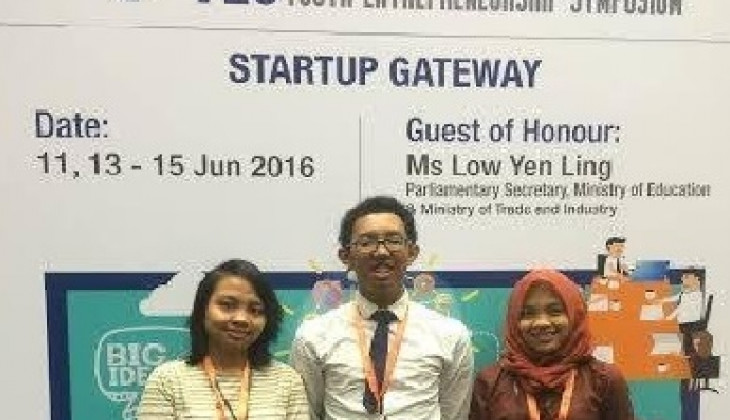 Mahasiswa UGM Berpartisipasi dalam Youth Enterpreneurship Symposium, Singapura