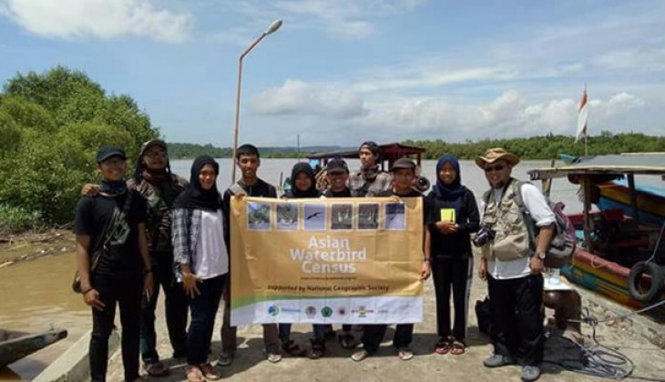 Mahasiswa UGM Ikuti Asian Waterbird Cencus