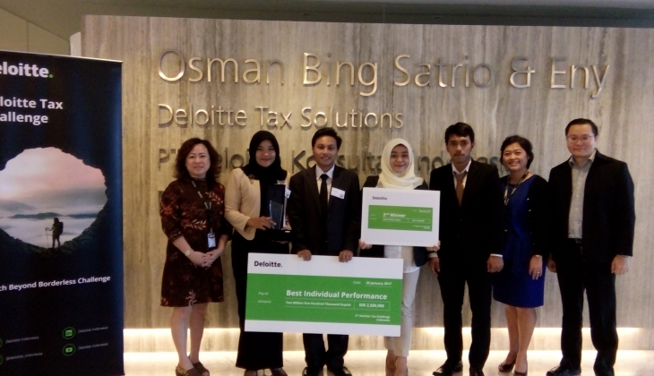 Tim UGM Raih Juara di Deloitte Tax Challenge 2017