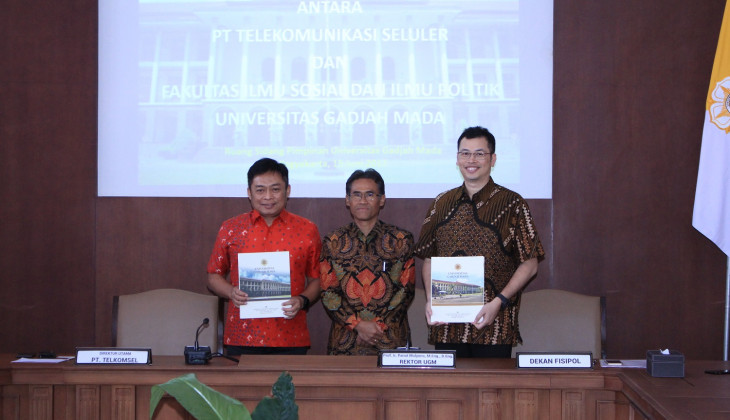 Fisipol dan Telkomsel Kerja Sama Bangun Perpustakaan Digital