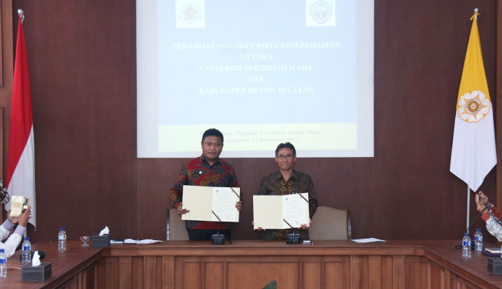 UGM Jalin Kerja Sama dengan Kabupaten Buton Selatan